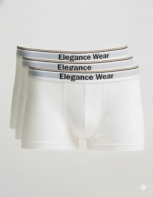 3-Pack Trunk Boxer Shorts White