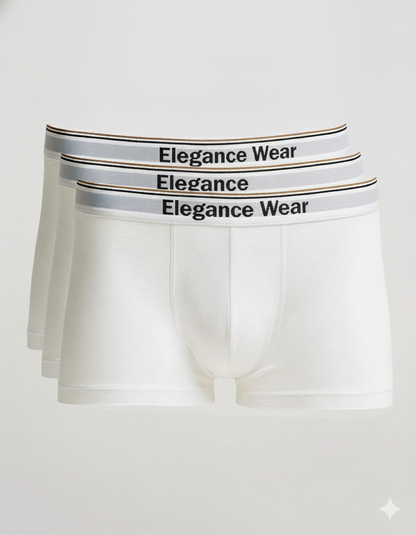 3-Pack Trunk Boxer Shorts White